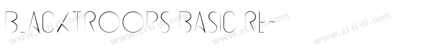 Blacktroops Basic Re字体转换